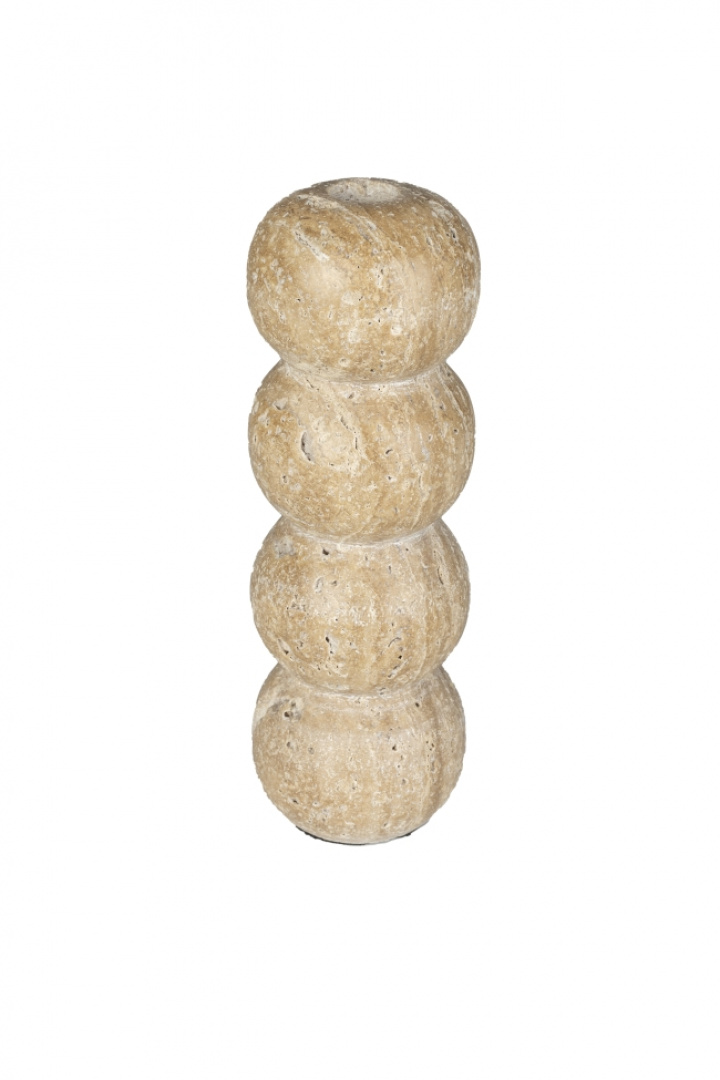 Portacandele \'Rome\' - Beige nel gruppo Arredamento / Decorazione / Candelabri & Portacandele presso Reforma (8300070)