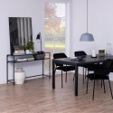 Tavolino \'Hydra\' 120cm - Nero/Grigio