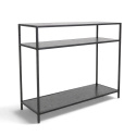 Tavolino \'Hydra\' 120cm - Nero/Grigio