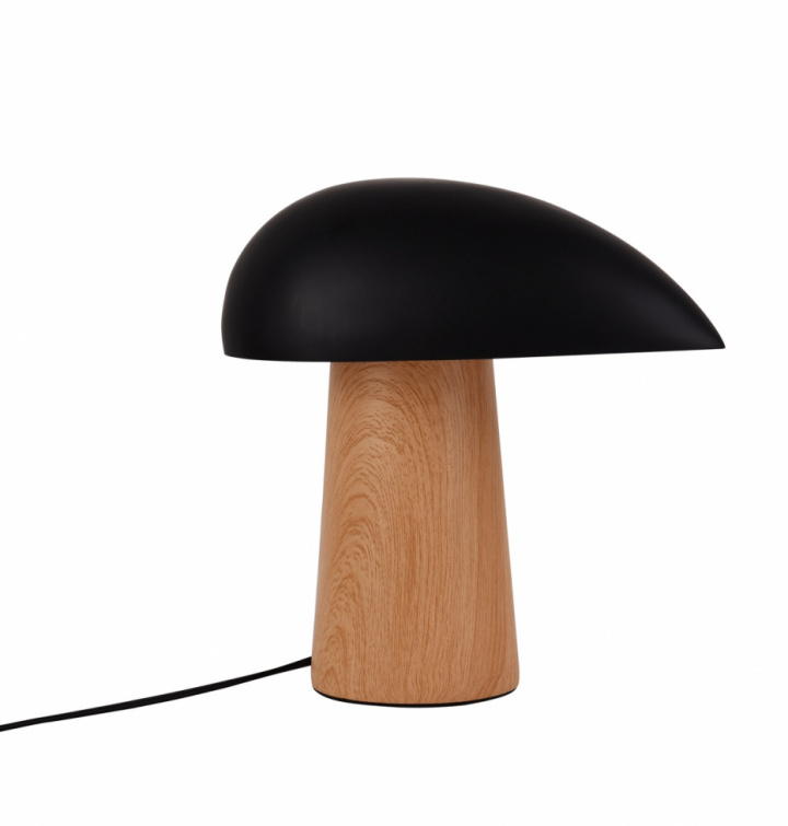 Lampada \'Karlskrona\' - Naturale/Nero nel gruppo Illuminazione / Lampade / Lampade da tavolo presso Reforma (87650-black-nature)