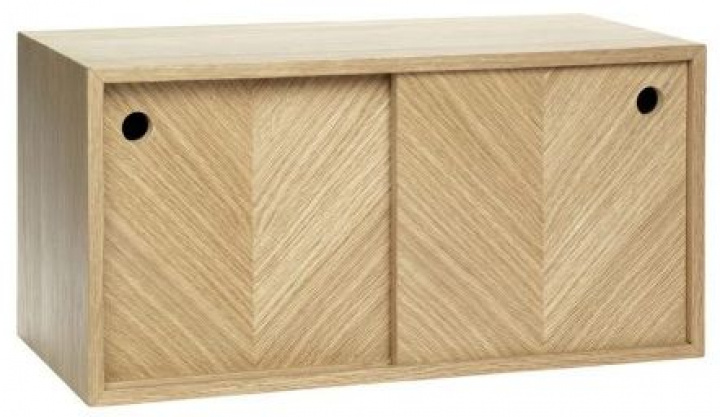 Scaffale \'Herringbone\' - Naturale nel gruppo Mobili / Mensole & stoccaggio / Mensole da parete presso Reforma (880803F)