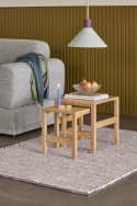 Tavolino \'Puzzle\' 2 pezzi - Naturale