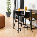Sgabello \'T&auml;rnsj&ouml;\' - Nero