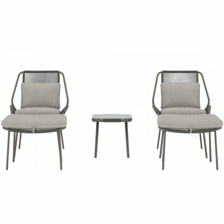 Set da salotto \'Zakynthos\' - marrone nel gruppo Divani & Letti da giorno presso Reforma (9877-103)
