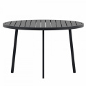 Tavolo da pranzo \'Giardini\', rotondo, 120 cm - nero