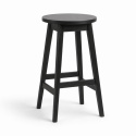 Sgabello da bar \'Ella\' - Nero