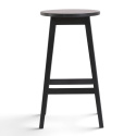 Sgabello da bar \'Ella\' - Nero