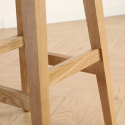 Sgabello da bar \'Ella\'- Quercia