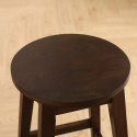 Sgabello da bar \'Ella\'- Noce