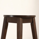 Sgabello da bar \'Ella\'- Noce