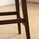 Sgabello da bar \'Ella\'- Noce