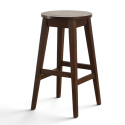 Sgabello da bar \'Ella\'- Noce