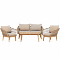 Set di divani \'Chania\' - beige/naturale