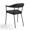 Sedia \'Gandia\' - Nera