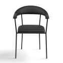 Sedia \'Gandia\' - Nera