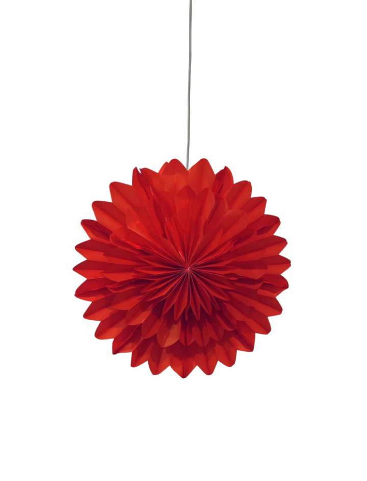 Stella dell\'Avvento \'Lotus\' 45cm - Rossa nel gruppo Illuminazione / Lampade / Illuminazione natalizia presso Reforma (ADST-lotus-3)