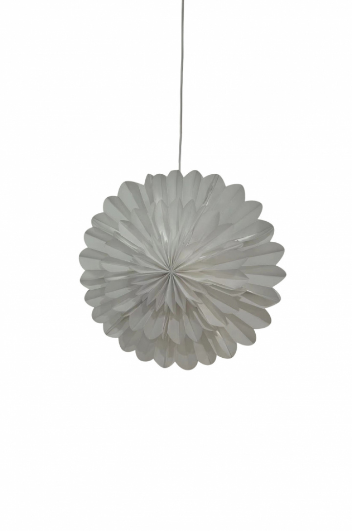 Stella dell\'Avvento \'Lotus\' 60cm - Bianca nel gruppo Illuminazione / Lampade / Illuminazione natalizia presso Reforma (ADST-lotus)