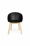 Poltrona \'Void\' - Naturale/Nero