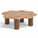 Tavolino da salotto \'Livora\' 107x98cm - Naturale