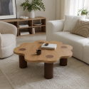 Tavolino da salotto \'Livora\' 107x98cm - Naturale