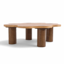 Tavolino da salotto \'Livora\' 107x98cm - Naturale