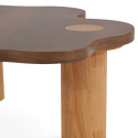 Tavolino da salotto \'Livora\' 107x98cm - Noce