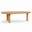 Tavolino da salotto \'Uovo\' 116.5x73cm - Naturale