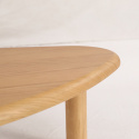 Tavolino da salotto \'Uovo\' 116.5x73cm - Naturale