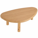 Tavolino da salotto \'Uovo\' 116.5x73cm - Naturale