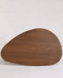 Tavolino da salotto \'Uovo\' 116.5x73cm - Noce