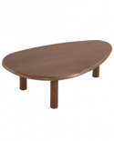 Tavolino da salotto \'Uovo\' 116.5x73cm - Noce