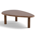 Tavolino da salotto \'Uovo\' 116.5x73cm - Noce