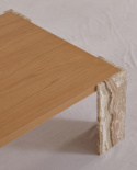 Tavolino da salotto \'Monte\' 115x75cm - Naturale