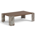 Tavolino da salotto \'Monte\' 115x75cm - Noce