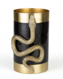 Vaso \'Snake\' - Oro/Nero
