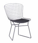 Sedia \'Bertoia\' - Argento/Grigio