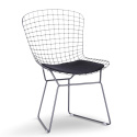 Sedia \'Bertoia\' - Argento/Grigio