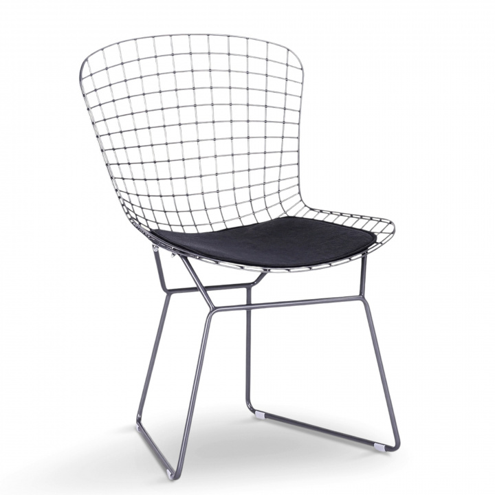 Sedia \'Bertoia\' - Argento/Grigio nel gruppo Mobili / Mobili per sedersi / Sedie presso Reforma (BTY-18-P6-silver)