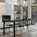 Sedia \'Bertoia\' - Argento/Grigio