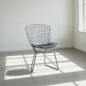 Sedia \'Bertoia\' - Argento/Grigio