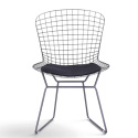 Sedia \'Bertoia\' - Argento/Grigio