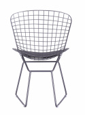 Sedia \'Bertoia\' - Argento/Grigio