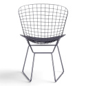 Sedia \'Bertoia\' - Argento/Grigio