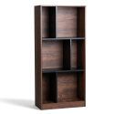 Libreria \'Colin\' 60x129 - Noce/Nero