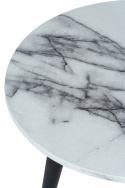 Tavolino da caffè \'Marbleous\' - Bianco/Nero