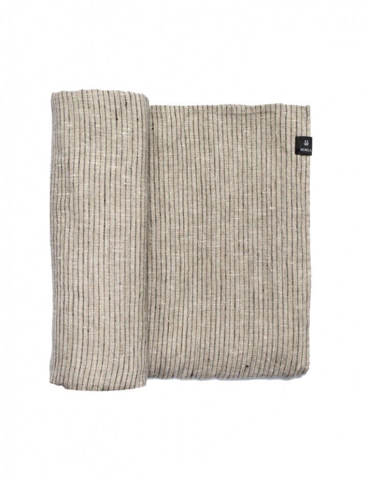 Tovaglia \'Linus\' 145x250- Naturale/Nero nel gruppo Arredamento / Tessuti / Tovaglie presso Reforma (D11233-00409-1102)