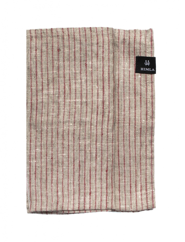 Servietta \'Linus\' 45x45 - Rosso/Nero nel gruppo Arredamento / Tessuti presso Reforma (D14233-00048-1604)