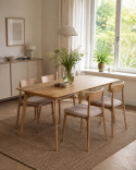 Tavolo da pranzo \'Nordisk\' 180x70cm - Quercia