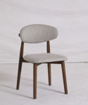 Sedia \'Milo\' - Noce/Grigio