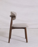Sedia \'Milo\' - Noce/Grigio